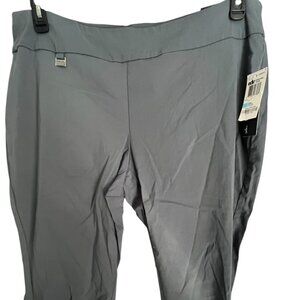 NWT 20W Grey Alfani Tummy-Control Pull-On Capri Pants